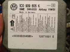 Calculator Airbag VW Skoda COD 1C0 909 605k foto