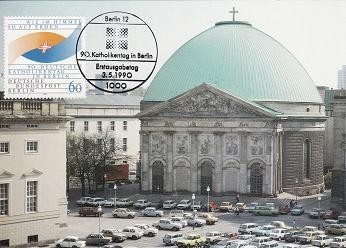 834 - Germania Berlin carte maxima 1990