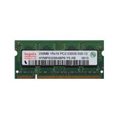 Memorie Hynix 256MB CL5 DDR2-667 SODIMM, HYMP532S64BP6-Y5 (1108)