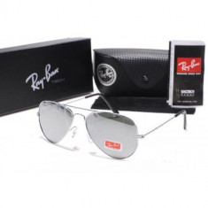 OCHELARI RAY BAN MODEL AVIATOR CULOAREA NEAGRA oglinda IMPORT ITALIA foto