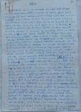 Soferul; Povestire; Manuscris Romulus Vulpescu, 2 foi , semnat si datat, 1961