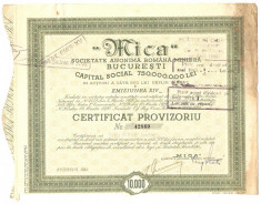 CERTIFICAT PROVIZORIU MICA foto