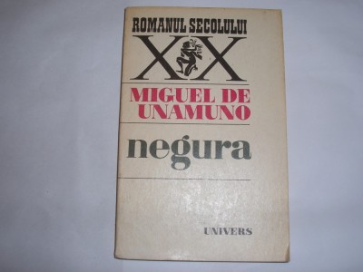 MIGUEL DE UNAMUNO - NEGURA,RF2/2 foto