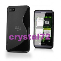 Husa termorezistenta gel TPU clear pentru BlackBerry Z10 + laveta, calitate foto