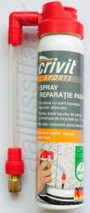 Spray reparatie pana biciclete / pt. toate tipurile de ventile si anvelope de bicicleta / nu-i necesara demontarea rotii / pt. gauri sub 3mm lungime foto