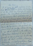 Scrisoare olografa a scriitorului Romulus Vulpescu, in limba franceza, 1