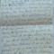 Scrisoare olografa a scriitorului Romulus Vulpescu, in limba franceza, 1