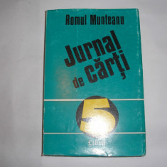 Romul Munteanu - Jurnal de carti 5 (1994),RF2/2