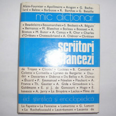 SCRIITORI FRANCEZI {Mic dictionar},RF2/3