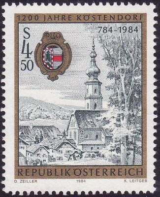 Austria 1984 - Yv. 1600 neuzat foto