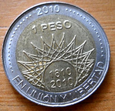 ARGENTINA 1 PESO 2010 foto