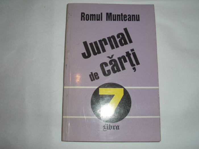 Romul Munteanu - Jurnal de carti 7 (1998),RF2/2