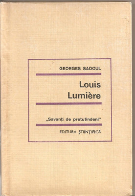 (C4055) SAVANTI DE PRETUTINDENI. LOUIS DE BROGLIE DE GEORGES SADOUL, EDITURA STIINTIFICA, 1966 foto