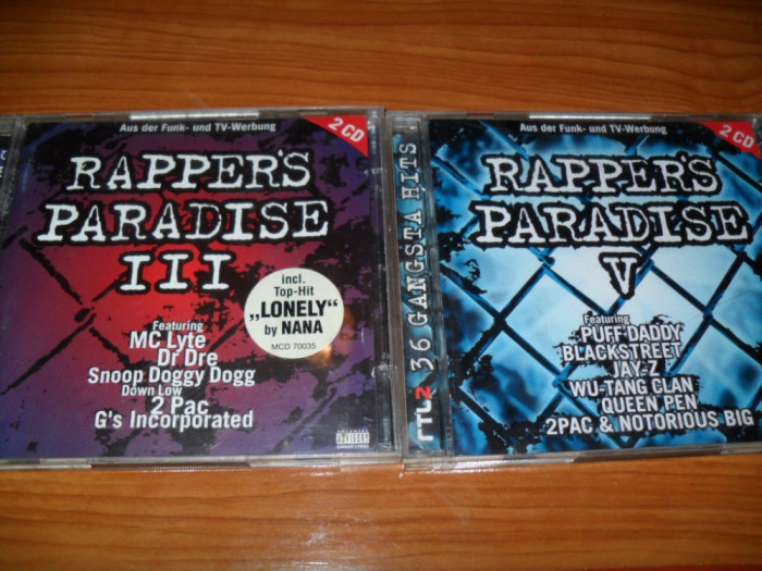 Rapper s Paradise , 4 Cd, (discuri originale) 1997-1998