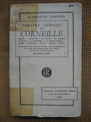 Corneille - Theatre complet (3 volume, in limba franceza) foto