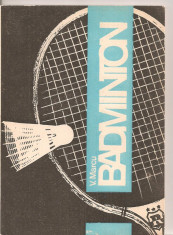 (C4034) BADMINTON DE V. MARCU, EDITURA SPORT-TURISM, 1989 foto