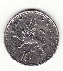 Marea Britanie 10 pence 2006 - al IV-lea portret foto