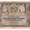 LL bancnota Germania 20 marci 1915