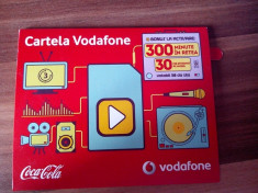 Vand Cartela Vodafone cu bonus 300 min / 30 mb net , fara credit foto