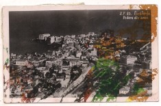 carte postala(ilustrata)-CONSTANTA-VEDERE DIN AVION anul 1938