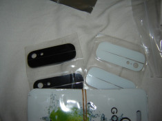 20. Capacele sticla spate iPhone 5 set 2 bucati foto