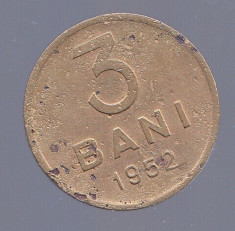 MNDRO 3 bani 1952 foto