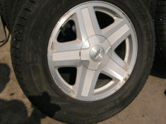 Jante GM Chrysler R 17 4 bucati + cauciucuri MS 245/65 r17 Pirelli foto