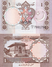 PAKISTAN 1 rupee UNC!!! foto