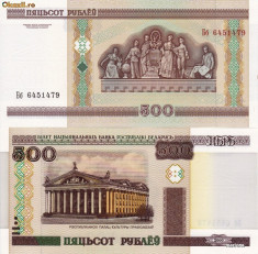 BELARUS 500 ruble 2000 UNC!!! foto