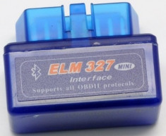 Interfata diagnoza wireless(bluetooth) ELM 327, OBD II, compatibil si cu android! foto