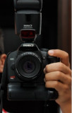 Canon 450d+Canon 18-55 IS III+grip cu garantie, 12 Mpx, Full HD, Kit (cu obiectiv)