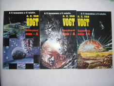 A.E. van Vogt - Lumea non-A. Jucatorii non-A. Sfarsitul non-A (3 vol.),RF8/2 foto