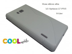 TRANSPORT GRATUIT!!! - SET - Husa silicon LG Optimus L7 P705 - S Line + Folie Protectie + Laveta microfibre foto