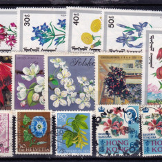 LOT FLORA CHINA ELVETIA HONG KONG MONGOLIA POLONIA