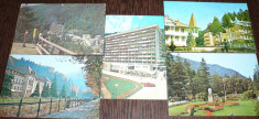 ROMANIA - TURISM. SLANIC MOLDOVA. 5 ILUSTRATE COLOR CIRCULATE (I9) foto