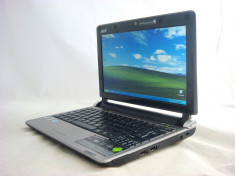 Netbook (Ultrabook) Acer Aspire One Intel Atom 1.6GHz, 2048 MB Ram, Display 10.1&amp;quot;, 160GB Hard Drive + Baterie Extinsa foto