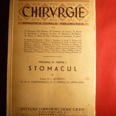 Prof.Dr.I.Iacobovici -Chirurgie vol. IV -1 - Stomacul - ed. 1940