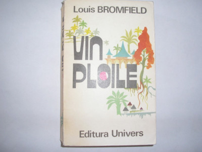 Vin Ploile -Roman al Indiei Moderne - Louis Bromfield,rf1 foto