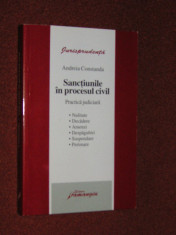 SANCTIUNILE IN PROCESUL CIVIL - ANDREIA CONSTANDA foto