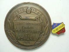 SEMICENTENARUL UNIRII TRANSILVANIEI CU ROMANIA - 1 DECEMBRIE 1918 - 1968 foto