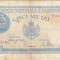 Bancnota 5000 lei 22 august 1944, RARA