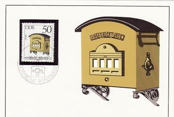 2556 - Germania DDR carte maxima 1985