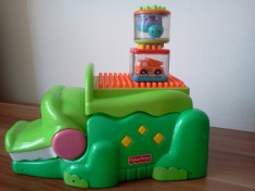 CROCOODIL FISHER PRICE MEGA BLOXX CU SUNETE foto