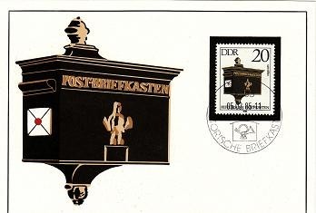 C4125 - Germania DDR carte maxima 1985 foto