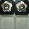 LOT DE 2 BUC - FRUNTAS IN INTRECERE - ANII: 1974 - 1979 - CUTII ORIGINALE