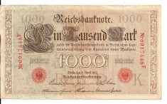 LL bancnota Germania 1000 marci 1910 foto