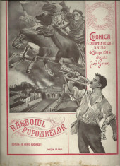 Revista RASBOIUL POPOARELOR - primul razboi mondial, nr.5 / 1914, cu ilustratii foto