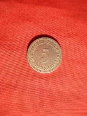 Moneda 5 Pf. 1894 Germania ,cal.F.Buna foto
