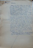 Insemnari; Manuscris olograf al lui Romulus Vulpescu, 8 foi, semnat