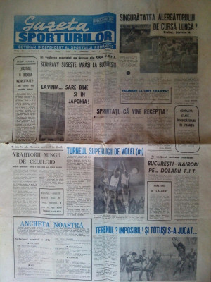 Gazeta Sporturilor , marti 26 noiembrie 1991 - aricol rugby foto